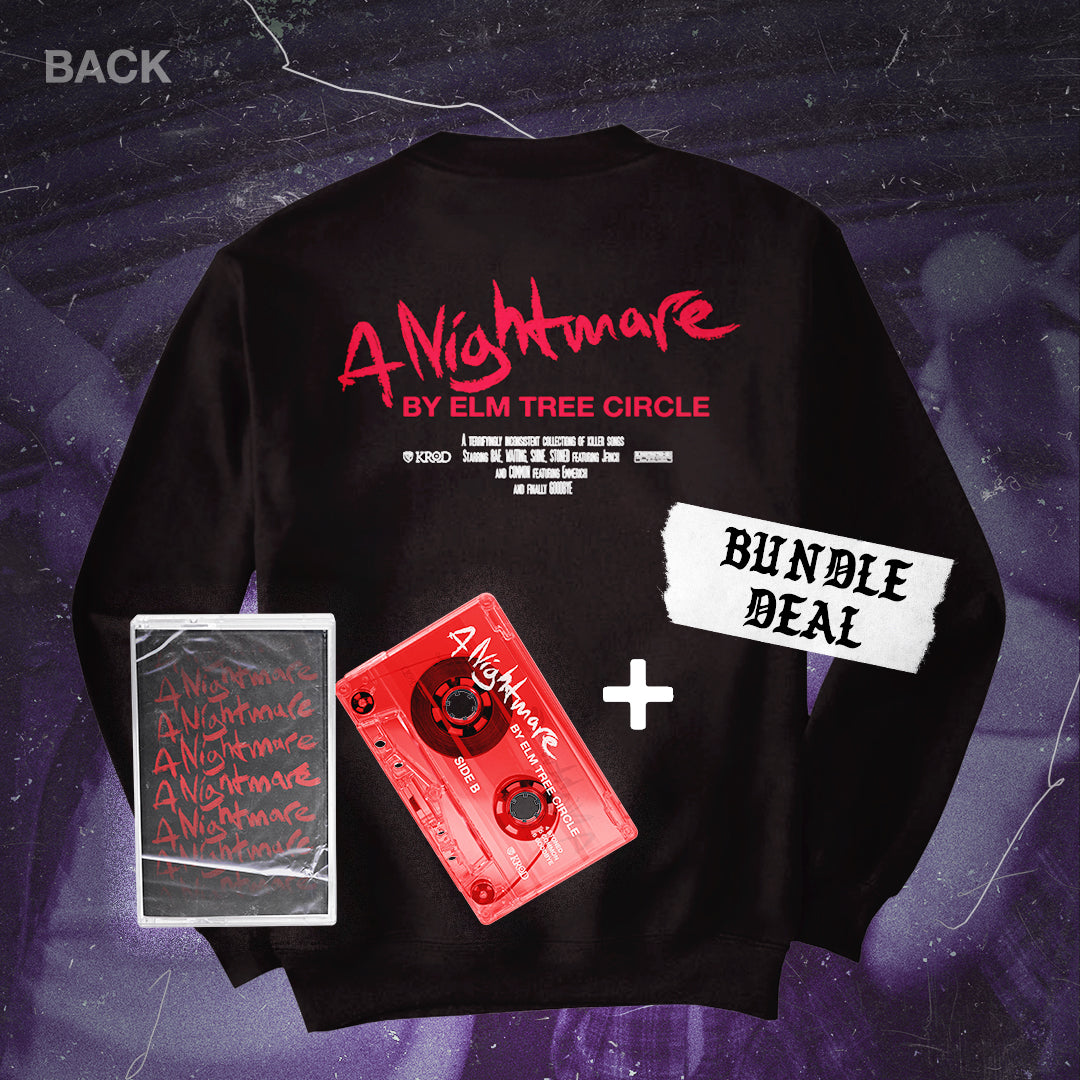 ELM TREE CIRCLE "A Nightmare" Special Bundles ! Tape + Crewneck