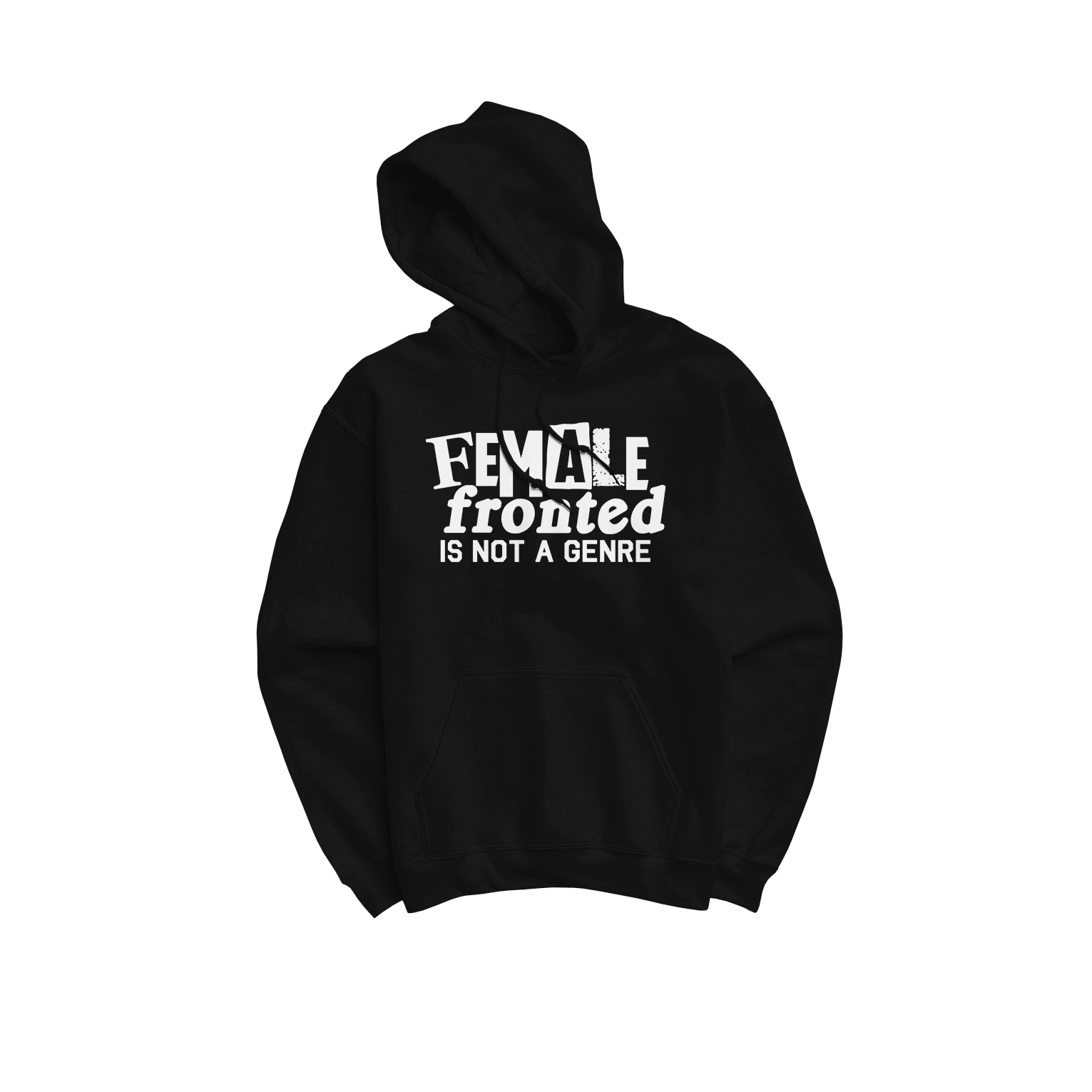 Female Fronted Is Not A Genre Black Hoodie