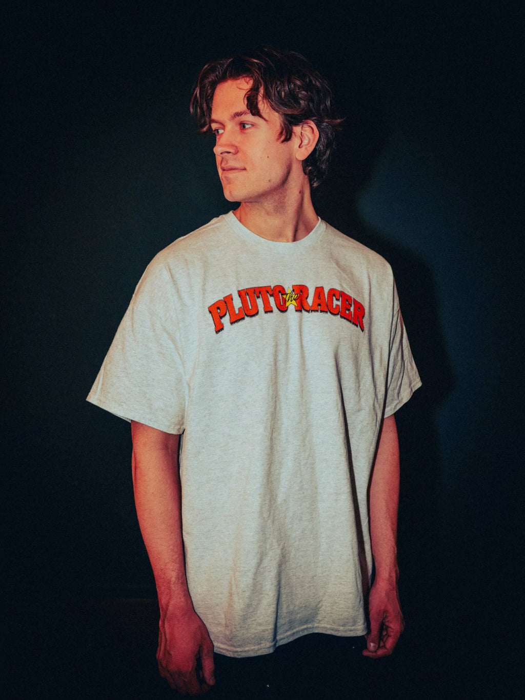 Pluto The Racer "PTR" Ash Grey T-Shirt