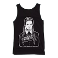 Colour Me Wednesday "Addams Family" Black Tanktop