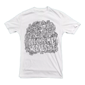 Colour Me Wednesday "Flowers" White T-Shirt