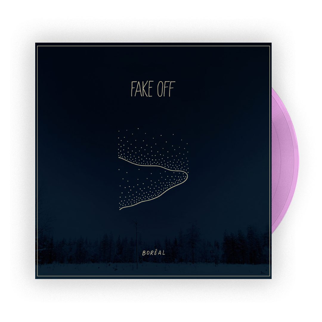 Fake Off "Boréal" Purple Splatter LP Vinyl