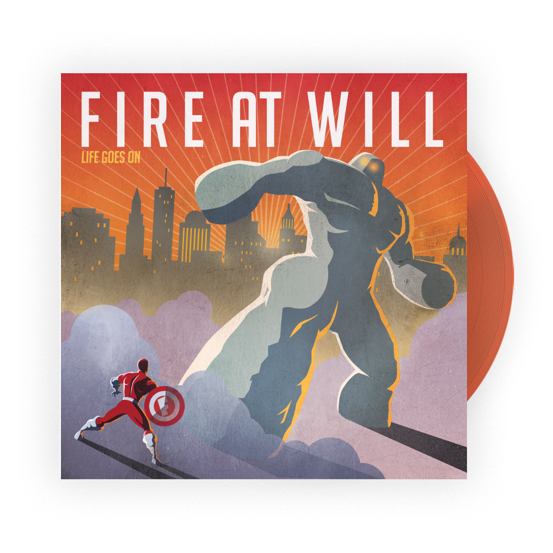 Fire At Will "Life Goes On" Coloured Gatefold LP Vinyl