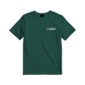 KROD Records “Coat of Arms” Embroidered Green T-Shirt
