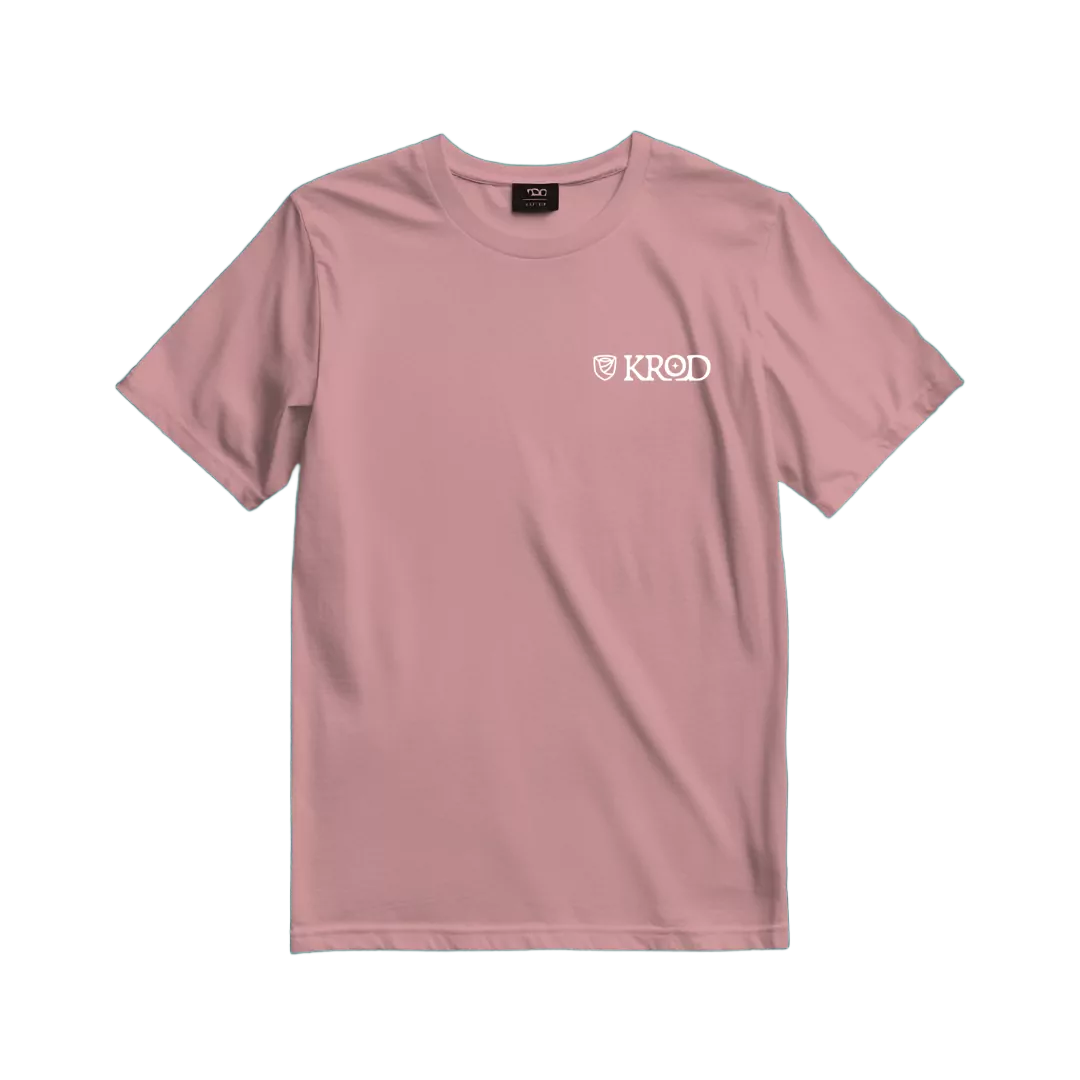 KROD Records “Coat of Arms” Pink T-Shirt
