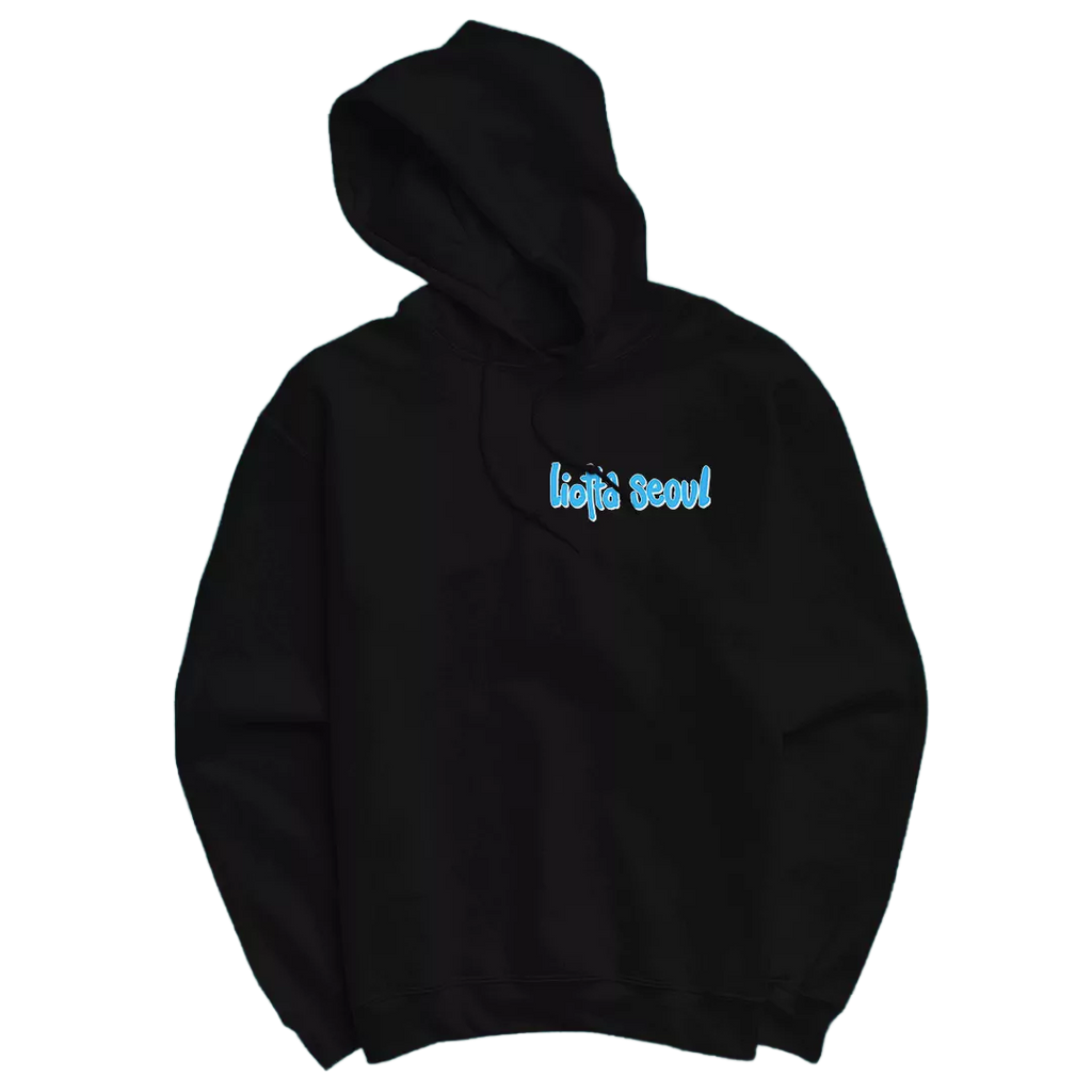 Liotta Seoul "Crying On An Airplane" Black Hoodie