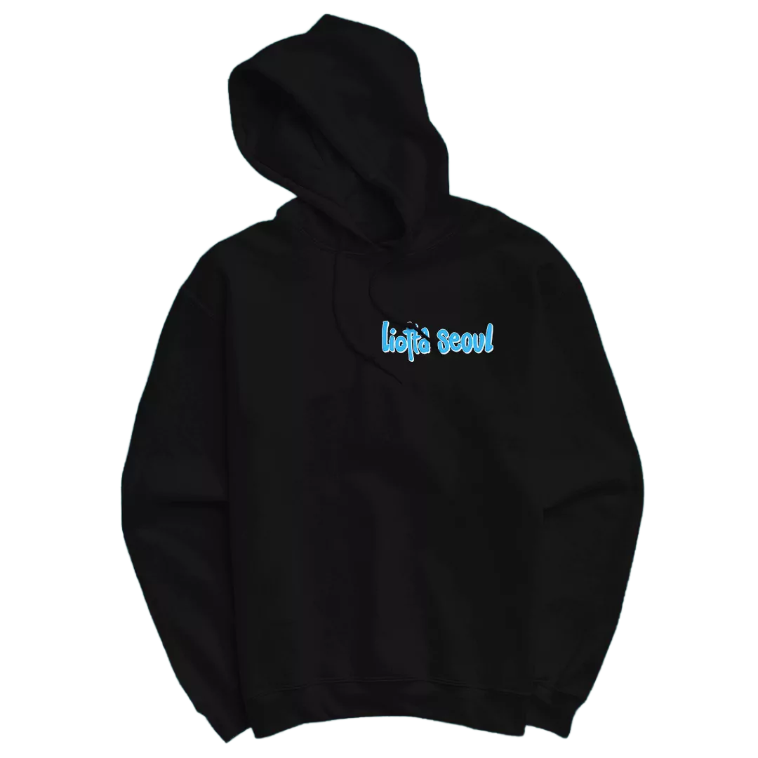 Liotta Seoul "Crying On An Airplane" Black Hoodie