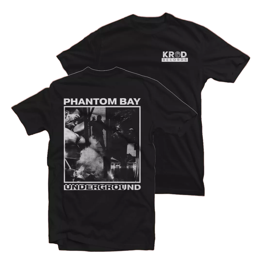 Phantom Bay "Underground x KROD" Black T-Shirt