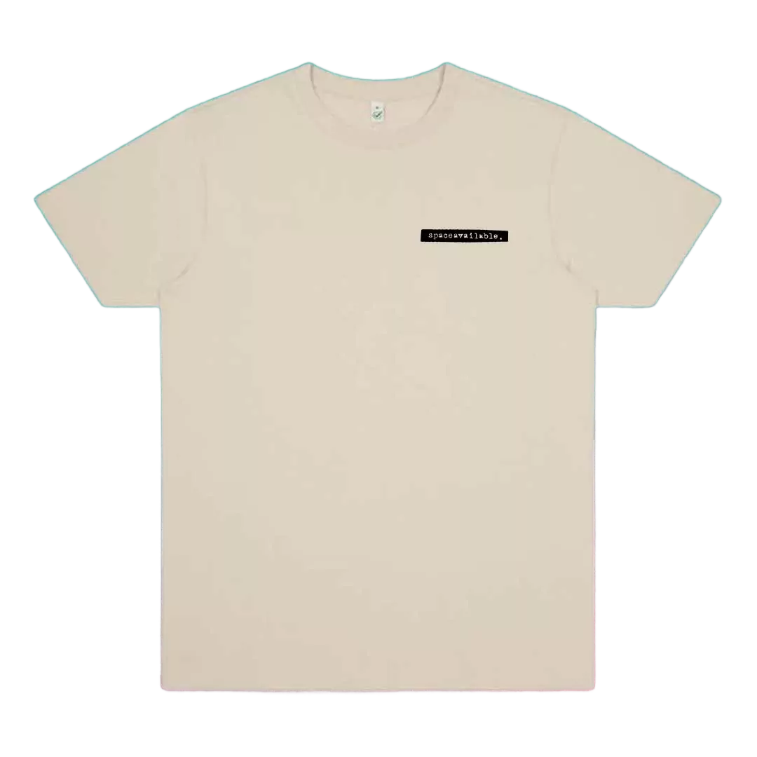 P.O. Box "spaceavailable" Beige T-Shirt