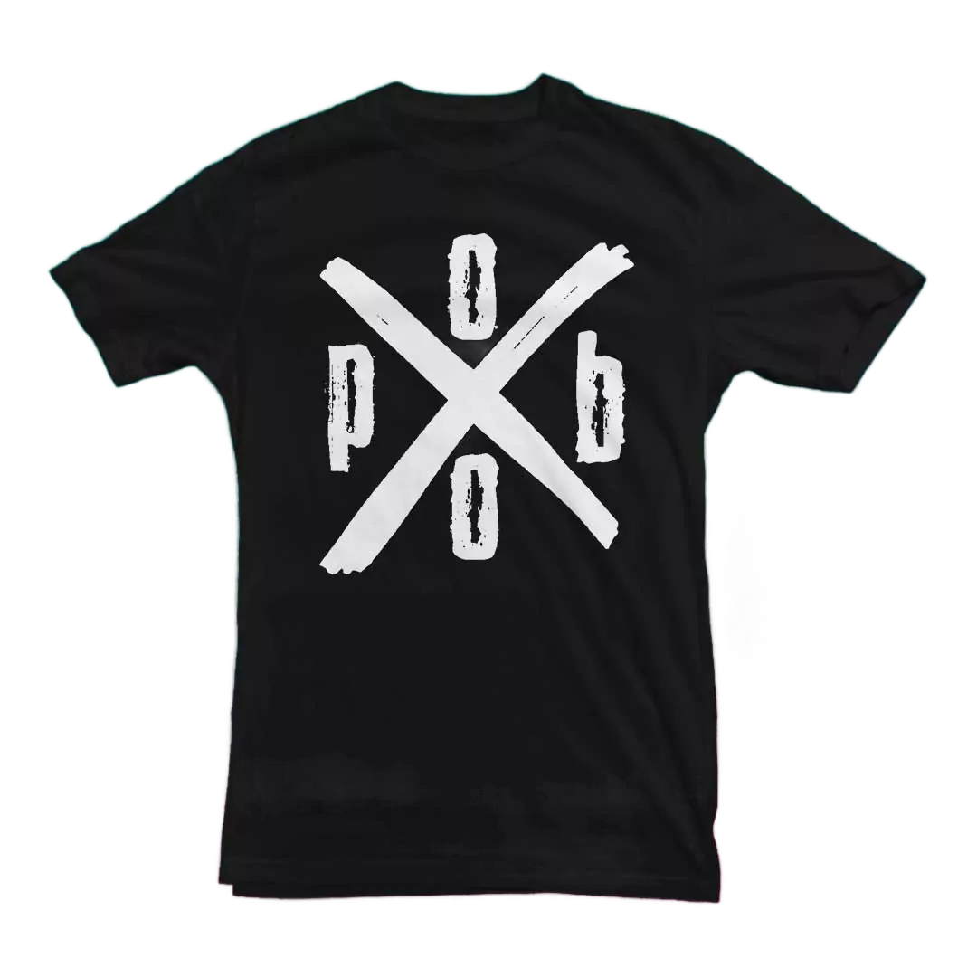 P.O. Box "X" Black T-Shirt