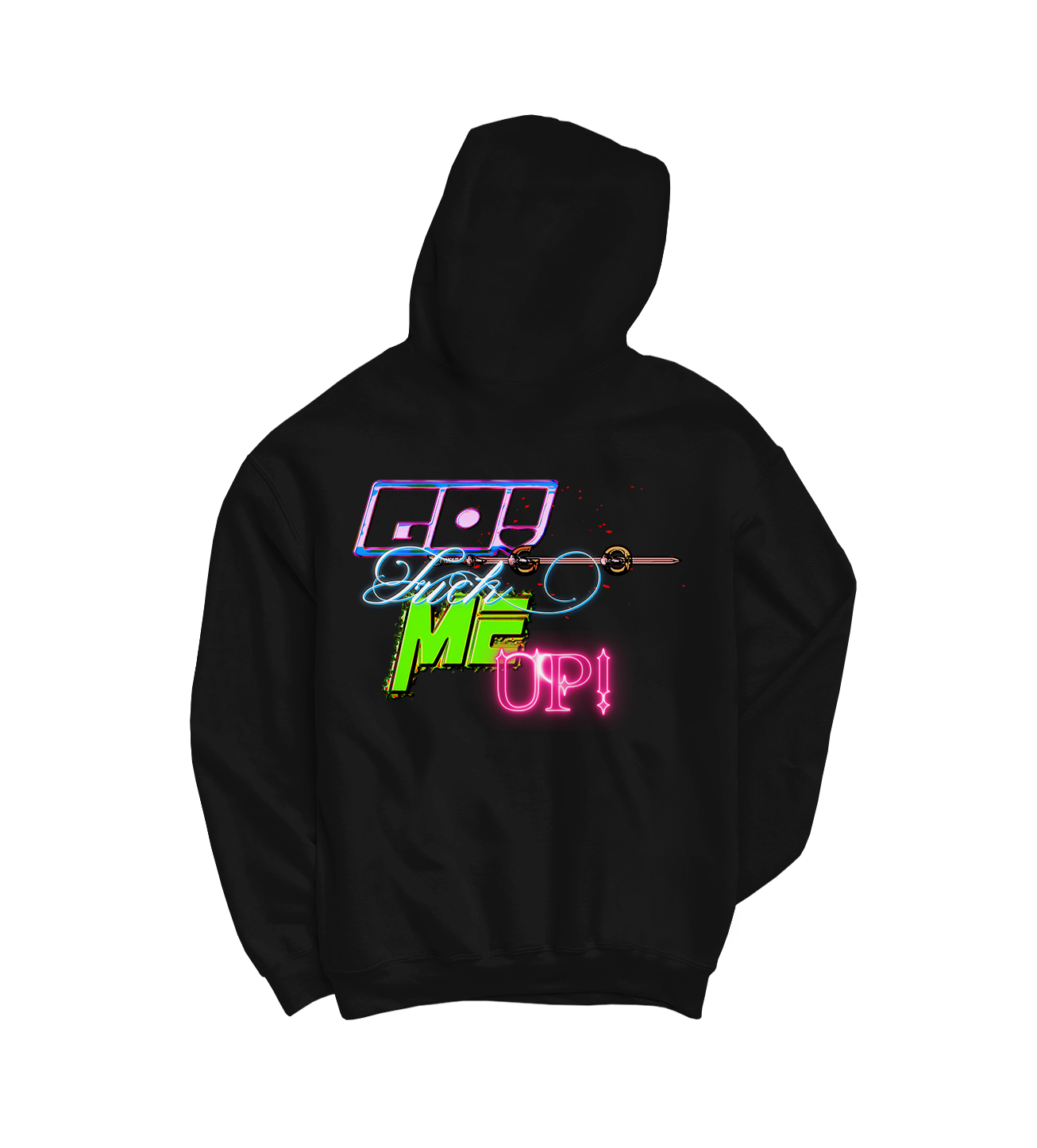XO Armor "Brainrot" Black Hoodie